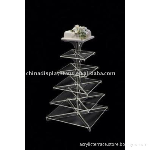 Acrylic Clear Cake Stands